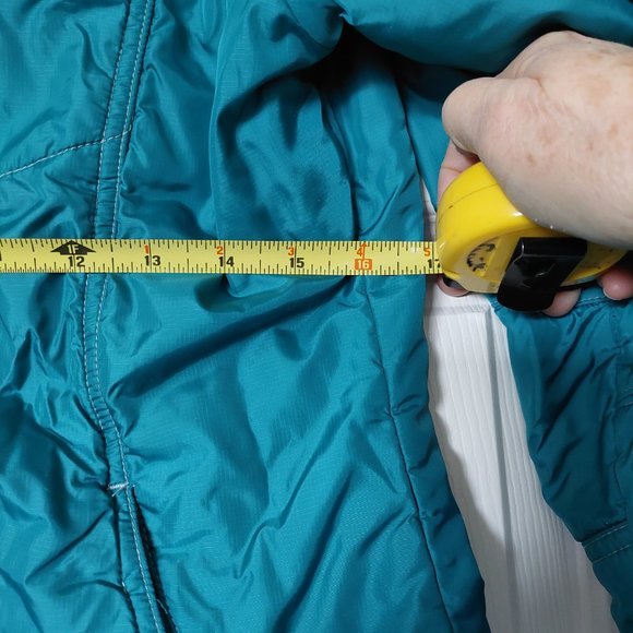 KUHL Born In The Mountains Women's Sz Small Aqua Long Jacket Pertrex/Permaloft - Picture 13 of 16